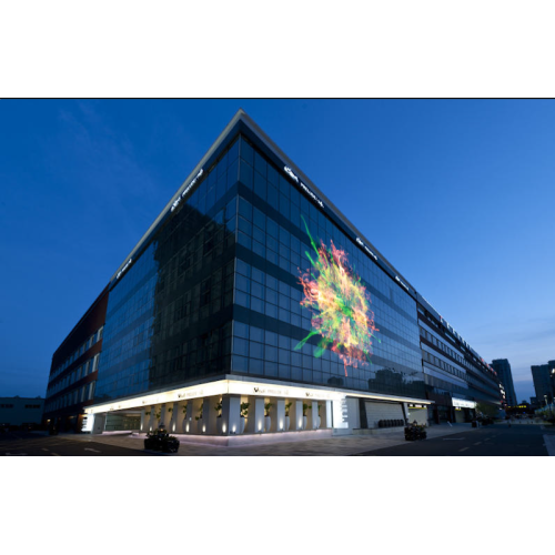 High quality semi outdoor transparent led screen